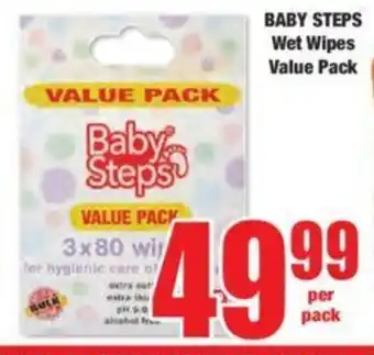 Boxer BABY STEPS Wet Wipes Value Pack offer