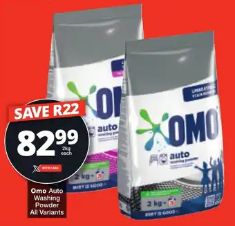 Checkers Omo Auto Washing Powder All Variants offer