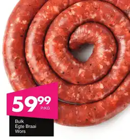 Bulk Egte Braai Wors