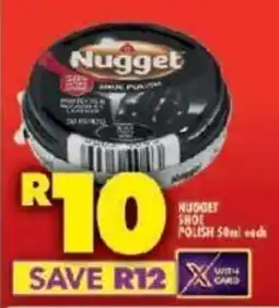 Shoprite NUGGET SHOE POLISH offer