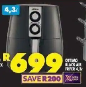 Shoprite OTTIMO BLACK AIR FRYER offer