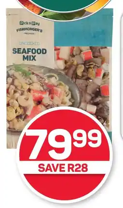 Pick n Pay Hypermarket PnP Fishmonger's Seafood Mix 700g offer