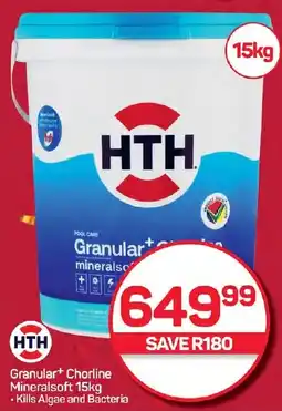 Pick n Pay Hypermarket HTH Granular+ Chorline Mineralsoft 15kg offer