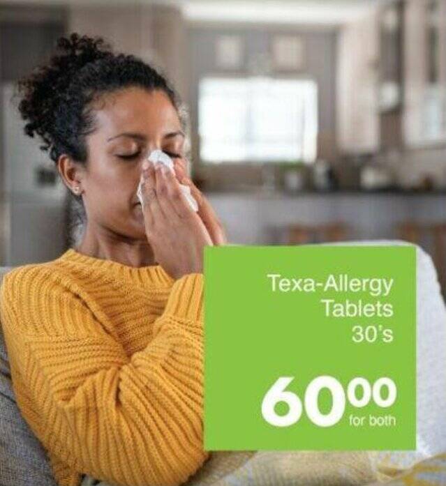 TexaAllergy Tablets 30's offer at Save