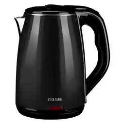 Pick n Pay Liquor Goldair Black Stainless Steel Deluxe Cool Touch Kettle 1.7L offer