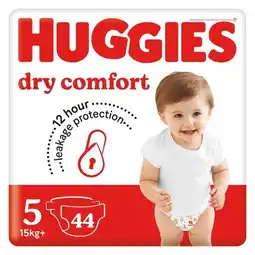 Pick n Pay Liquor Huggies Dry Comfort Size 5 (15kg+) Value Pack - 44 Nappies offer