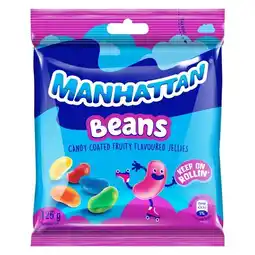 Manhattan Candy Fruity Flavoured Beans 125g
