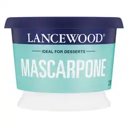 Pick n Pay Liquor Lancewood Mascarpone Cheese 250g offer