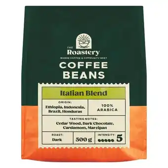 Pick n Pay Liquor The Roastery Italian Blend Coffee Beans 500g offer