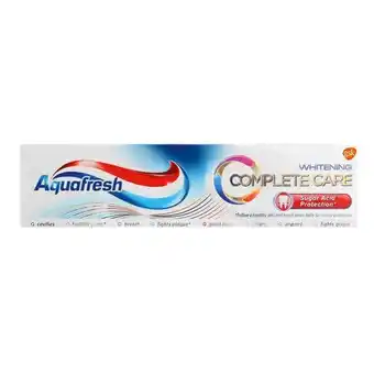 Pick n Pay Liquor Aquafresh Toothpaste Complete Care Whitening 75ml offer