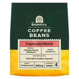 Pick n Pay Liquor The Roastery Espresso Blend Coffee Beans 500g offer