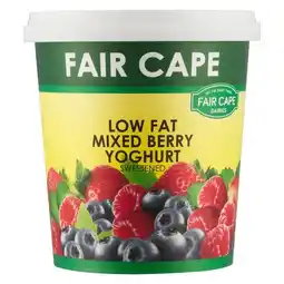 Pick n Pay Liquor Fair Cape Low Fat Mixed Berry Yoghurt 1kg offer
