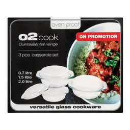 Pick n Pay Liquor O2 Cook Casserole Set 3 Piece offer