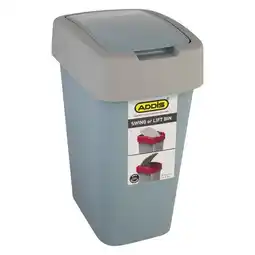 Pick n Pay Liquor Addis Swing Or Lift Bin Bluegrey 25L offer