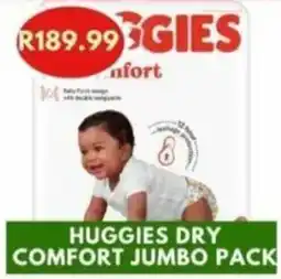 Saverite HUGGIES DRY COMFORT JUMBO PACK offer