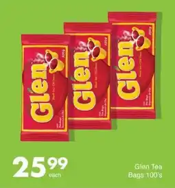 Save Glen Tea Bags 100's offer