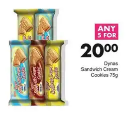 Save Dynas Sandwich Cream Cookies 75g offer