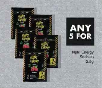 Save Nutri Energy Sachets 2.5g offer