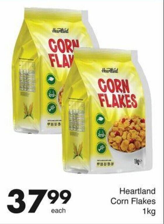 Heartland Corn Flakes 1kg offer at Save