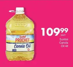 Save Sunfoil Canola Oil 4lt offer