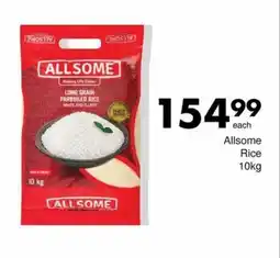 Save Allsome Rice 10kg offer