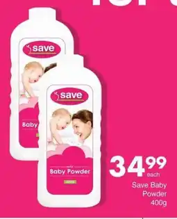 Save Save Baby Powder 400g offer
