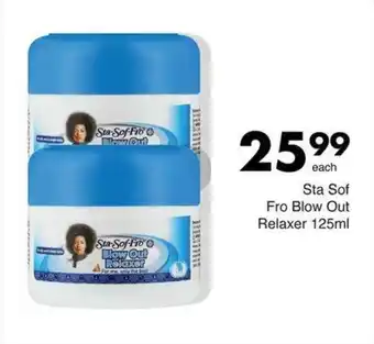 Save Sta Sof Fro Blow Out Relaxer 125ml offer