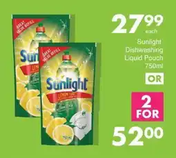 Save Sunlight Dishwashing Liquid Pouch 750ml offer