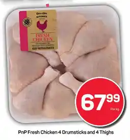 Pick n Pay PnP Fresh Chicken 4 Drumsticks and 4 Thighs offer