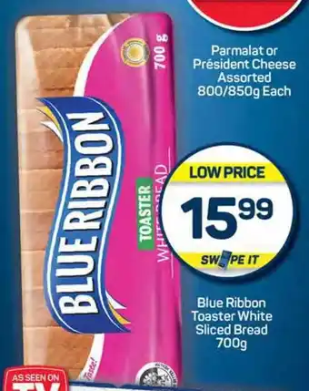 Pick n Pay Blue Ribbon Toaster White Sliced Bread 700g offer