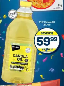 Pick n Pay PnP Canola Oil 2 Litre offer