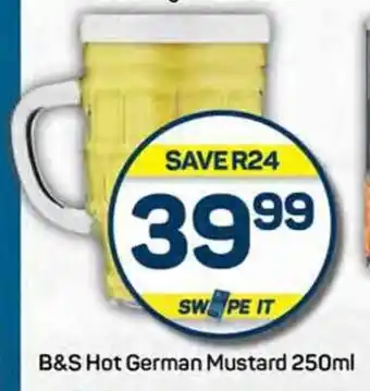 Pick n Pay B&S Hot German Mustard 250ml offer
