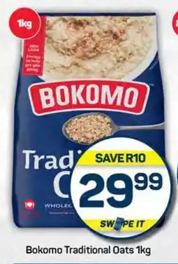 Pick n Pay Bokomo Traditional Oats 1kg offer