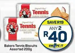 Pick n Pay Bakers Tennis Biscuits Assorted 200g offer