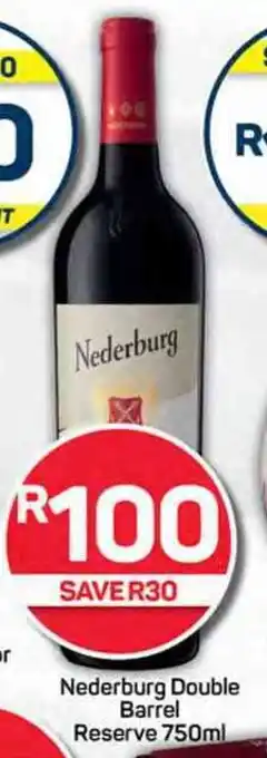 Pick n Pay Nederburg Double Barrel Reserve 750ml offer