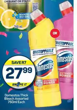Pick n Pay Domestos Thick Bleach Assorted 750ml Each offer
