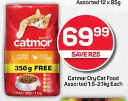 Pick n Pay Catmor Dry Cat Food Assorted 1.5-2.1kg Each offer
