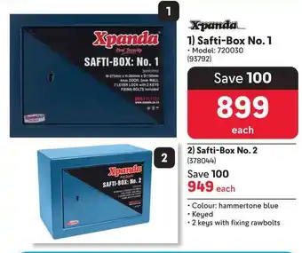 Makro Xpanda Safti-Box No. 1 offer