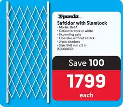 Makro Xpanda Saftidor with Slamlock offer