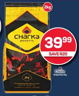Pick n Pay Hypermarket Charka Briquettes 2kg offer