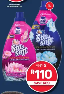Sta Soft Ultra Concentrated Fabric Conditioner Assorted 1 Litre