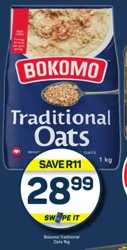 Pick n Pay Hypermarket Bokomo Traditional Oats 1kg offer