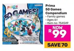 Game Prima 50 Games Compendium offer