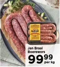 Food Lover's Market Jan Braai Boerewors offer