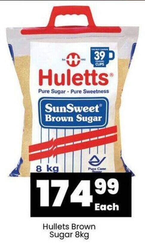 Hullets Brown Sugar 8kg offer at Super Save