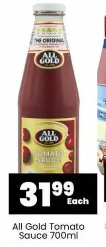 All Gold Tomato Sauce 700ml