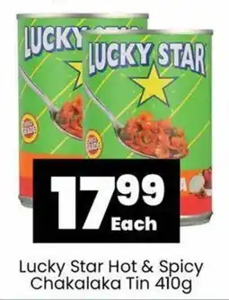 Lucky Star Hot & Spicy Chakalaka Tin 410g