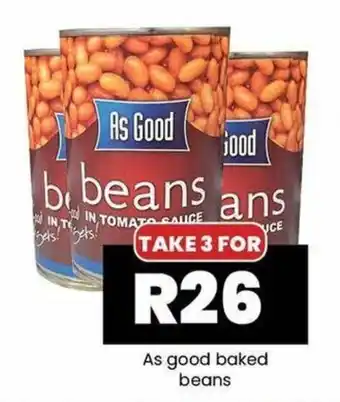 Super Save As good baked beans offer