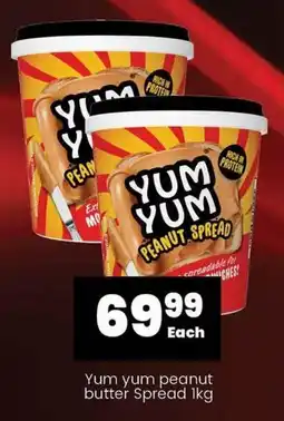 Super Save Yum yum peanut butter Spread 1kg offer
