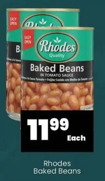 Super Save Rhodes Baked Beans offer